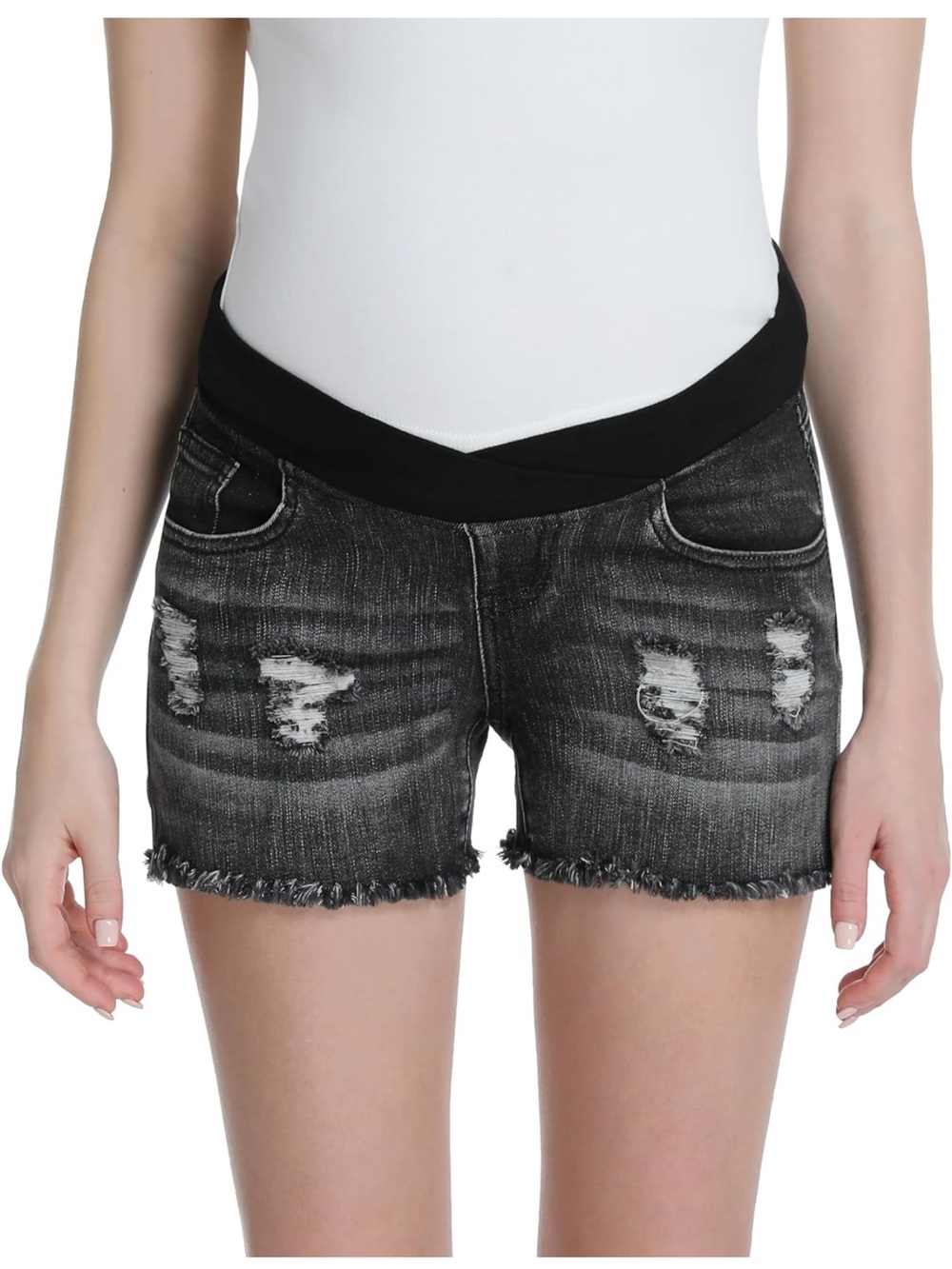 ☀️ Amazon ☀️ maternity denim shorts